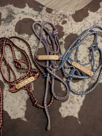 Custome Mule Tape Halters