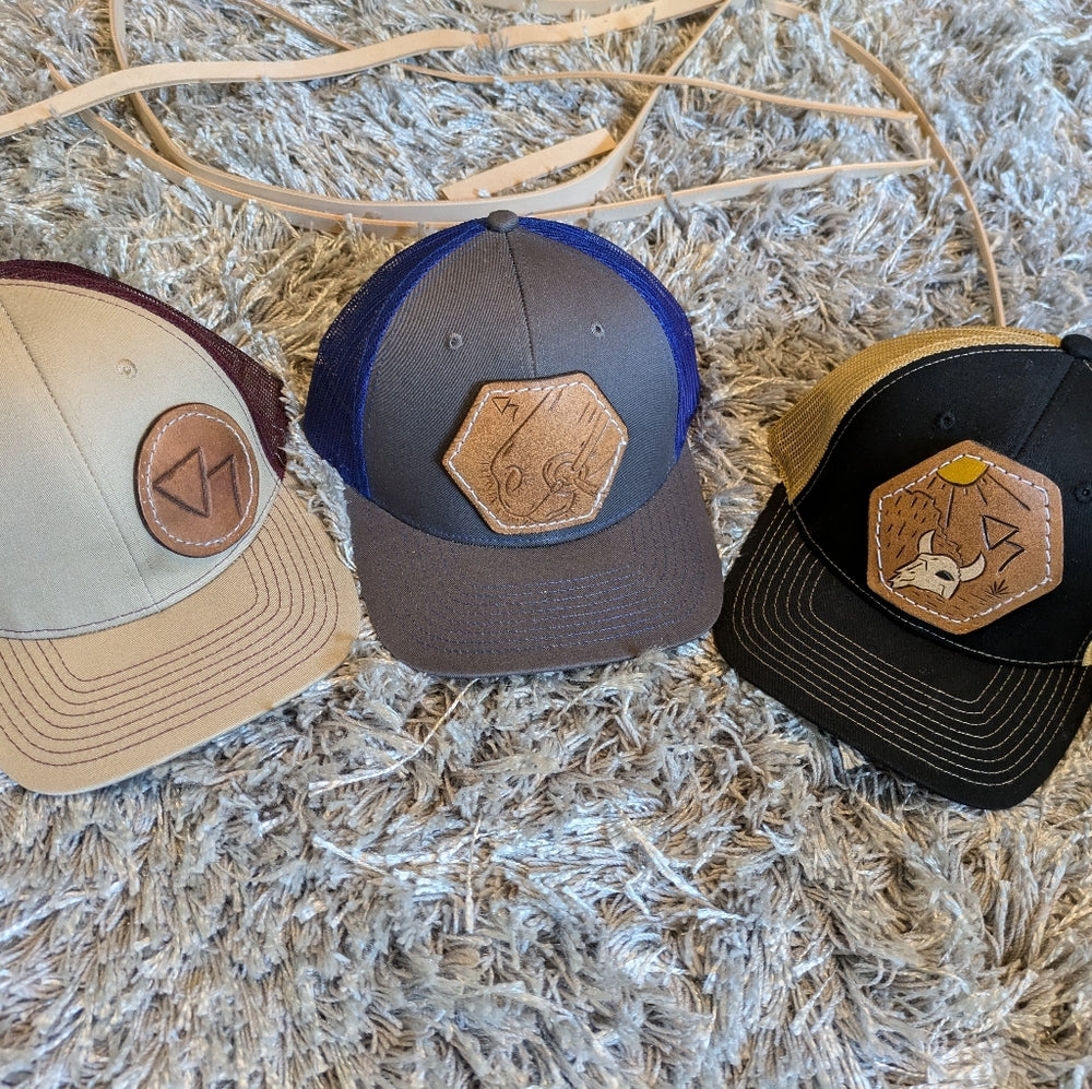 Custom Hand Tooled Hats